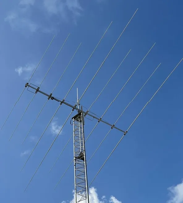 Antena Yagi 9 elementos 5 bandas