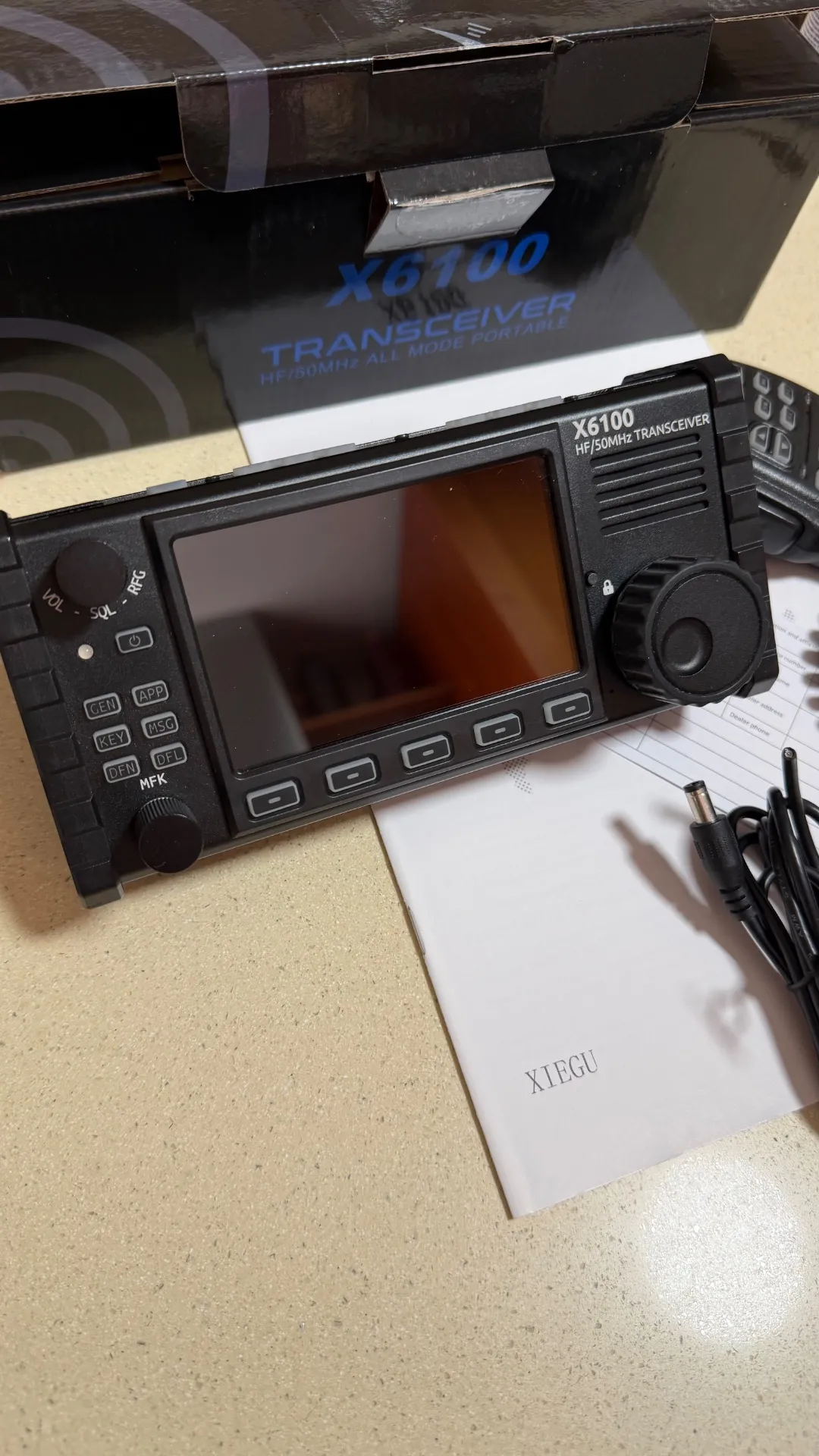 Vendo Xiegu x6100