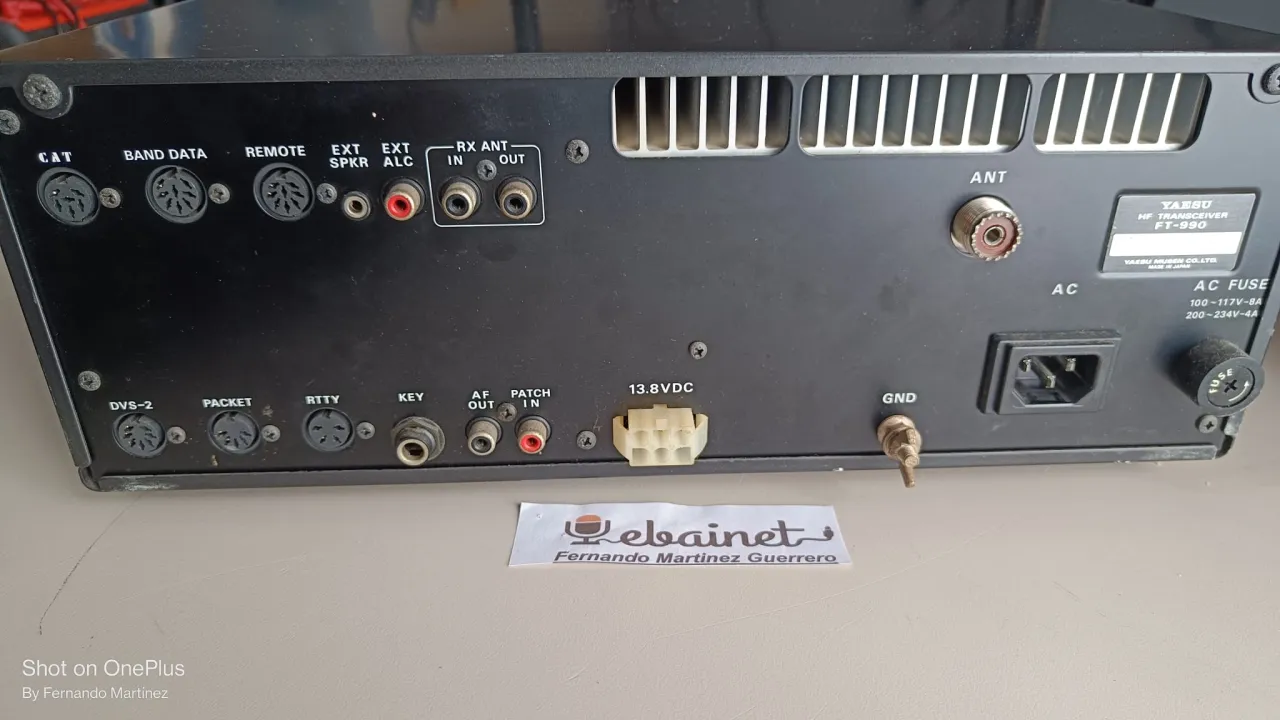 Yaesu FT-990 en su caja, todos filtros instalados 1 solo dueño