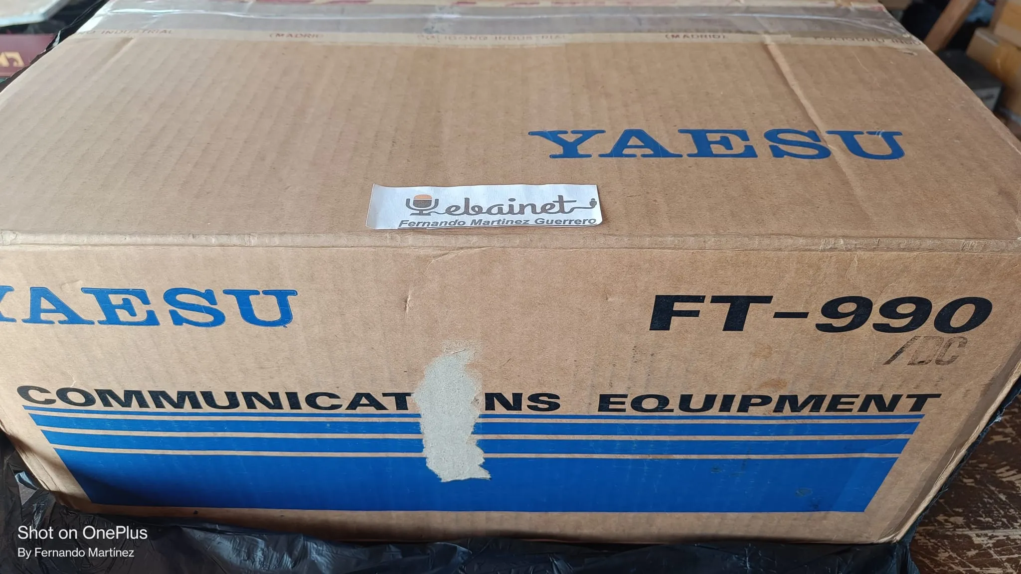 Yaesu FT-990 en su caja, todos filtros instalados 1 solo dueño