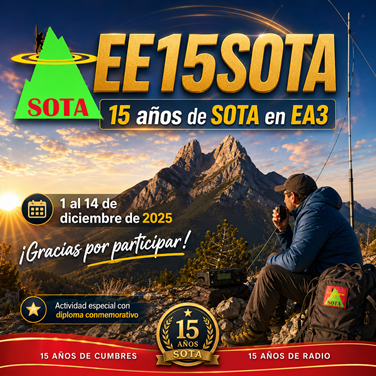 EE15SOTA 15 años SOTA EA3